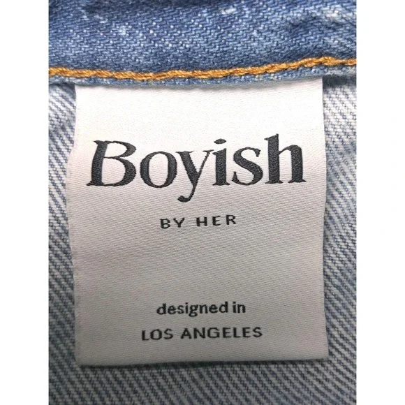 Boyish by HER Women's Kirby Straight Leg Denim Jeans Size 24 Where The Boys Are - Picture 9 of 12
